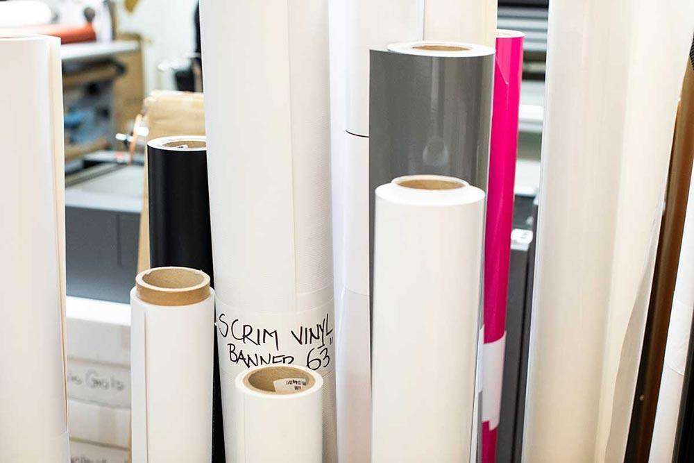 Large format printing materials