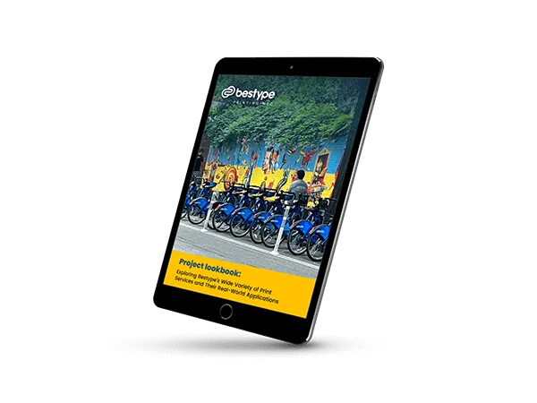 Thumbnail of a lookbook on an iPad screen